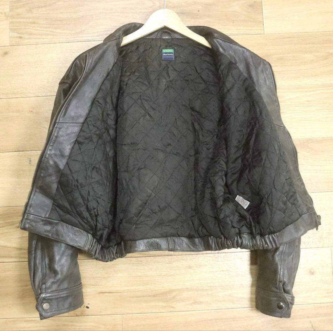 イワマツヒロシ様専用 ユーロ ビンテージ クロップド丈 レザージャケット