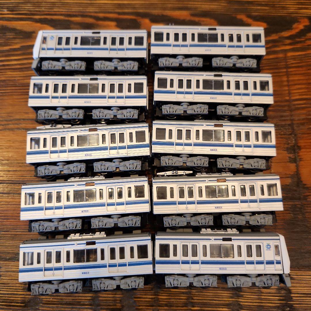 Bトレインショーティー　西武6000系　10両フル編成セット　bトレ