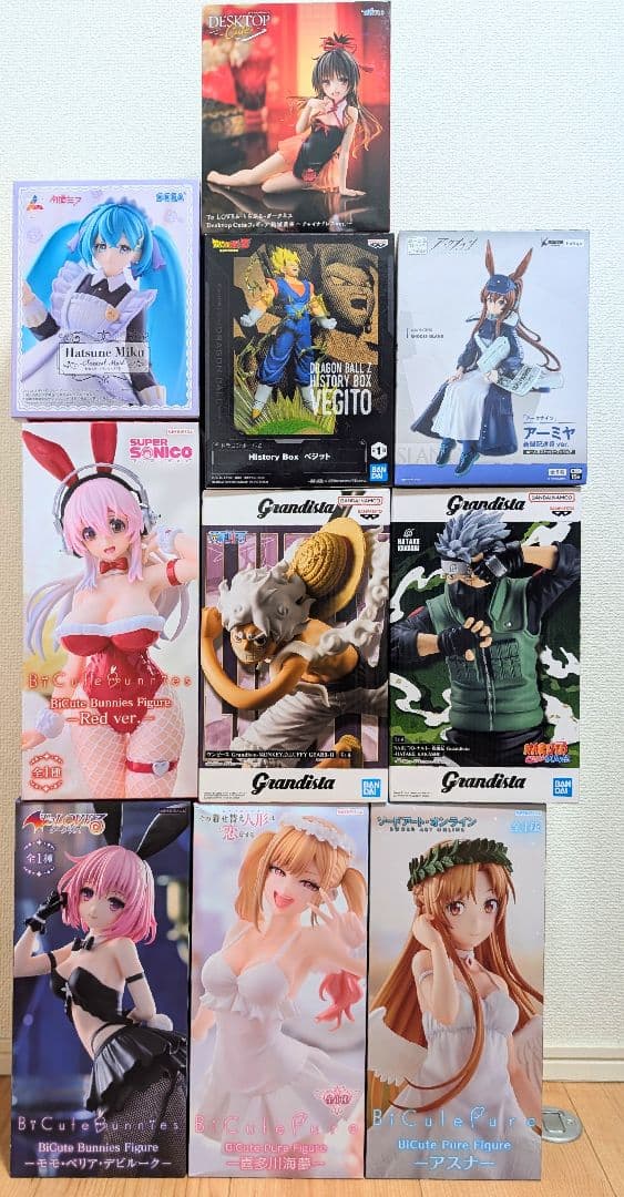 ワンピース/ToLOVEる/NARUTO他】プライズ10体セットまとめ売り - メルカリ