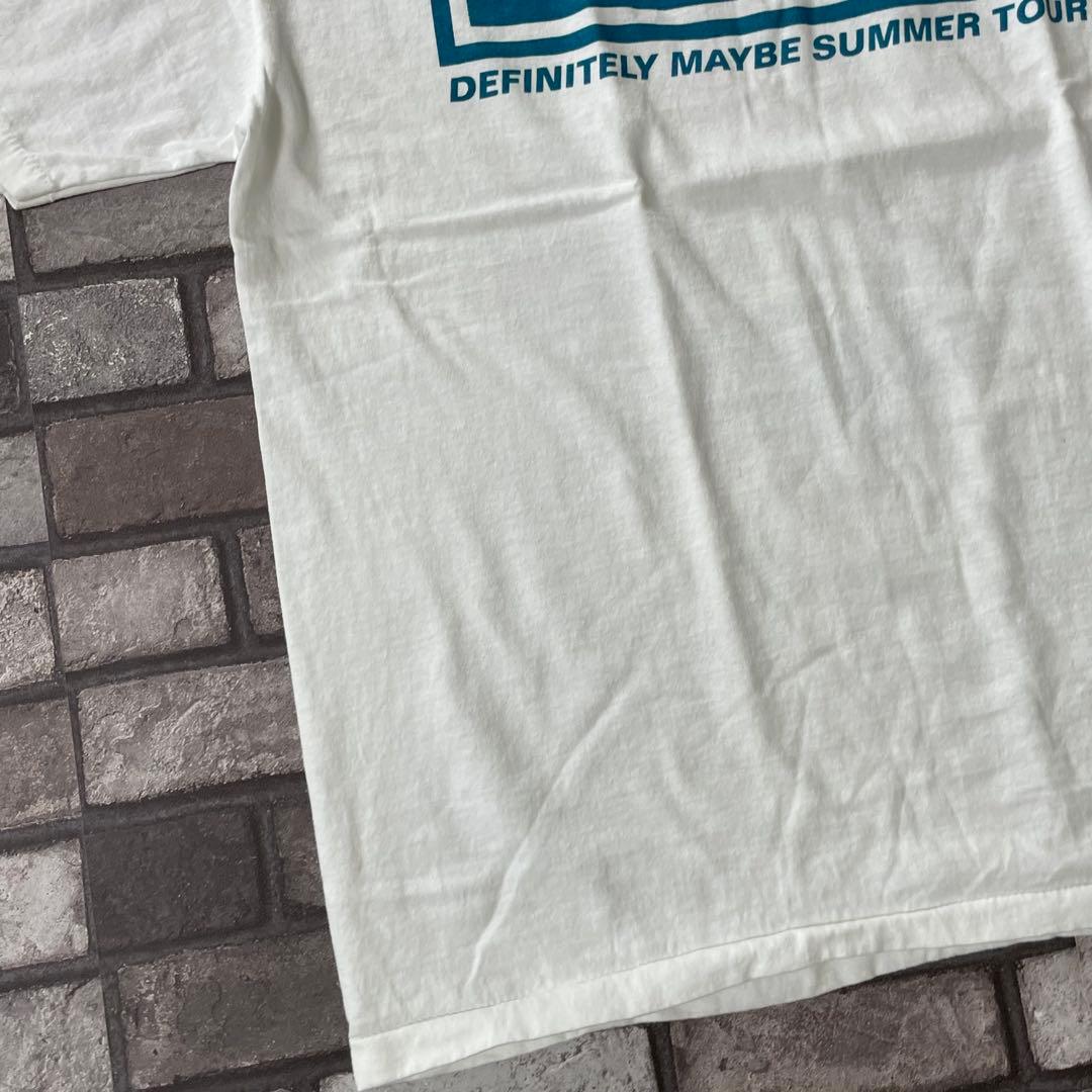 oasis オアシス 94 tour S/S band T shirt xl