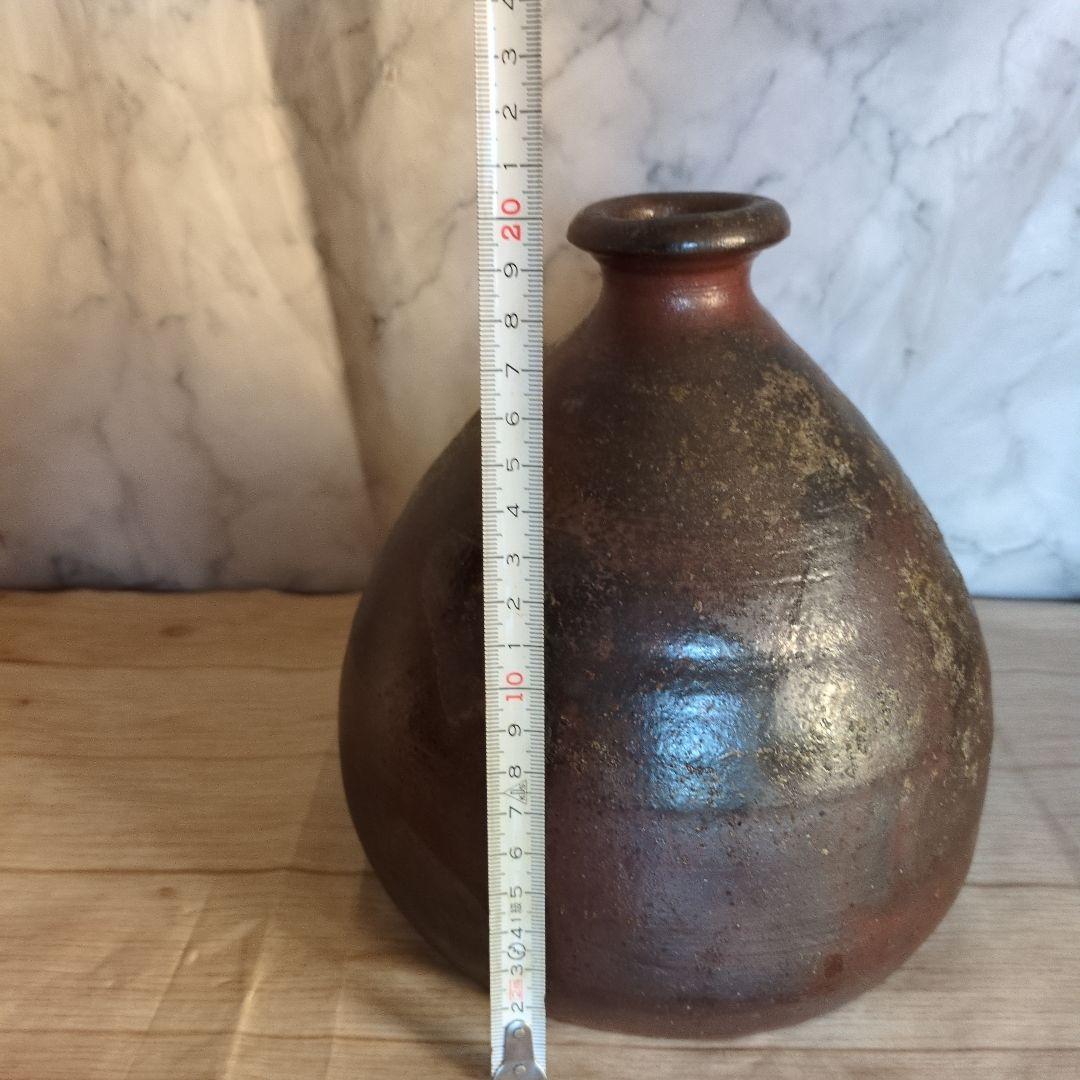 美品　花入　丹波焼　舟とっくり　森山丹山　茶道具