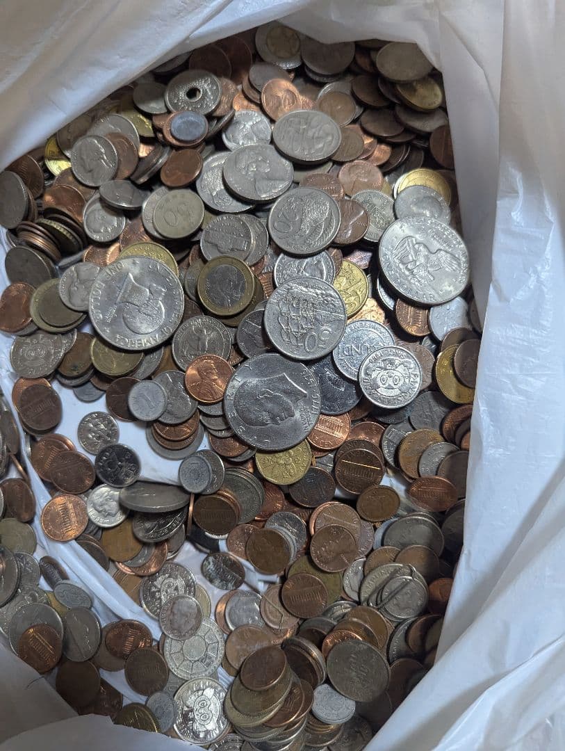 約4.4kg】外国コイン 外貨 大量 まとめ売りの通販はau PAY マーケット