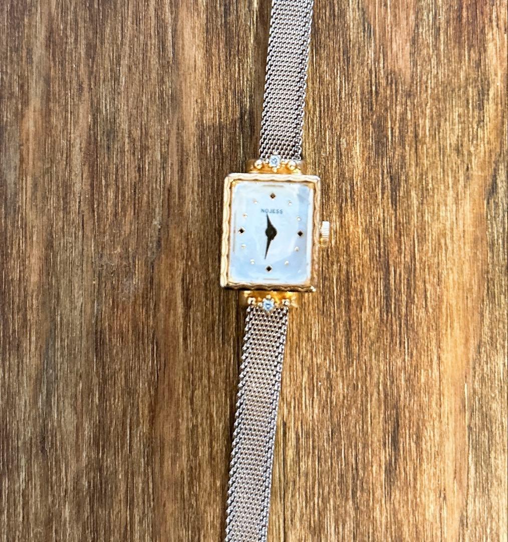 電池交換済】NOJESS アクセサリーウォッチ ノジェス 時計