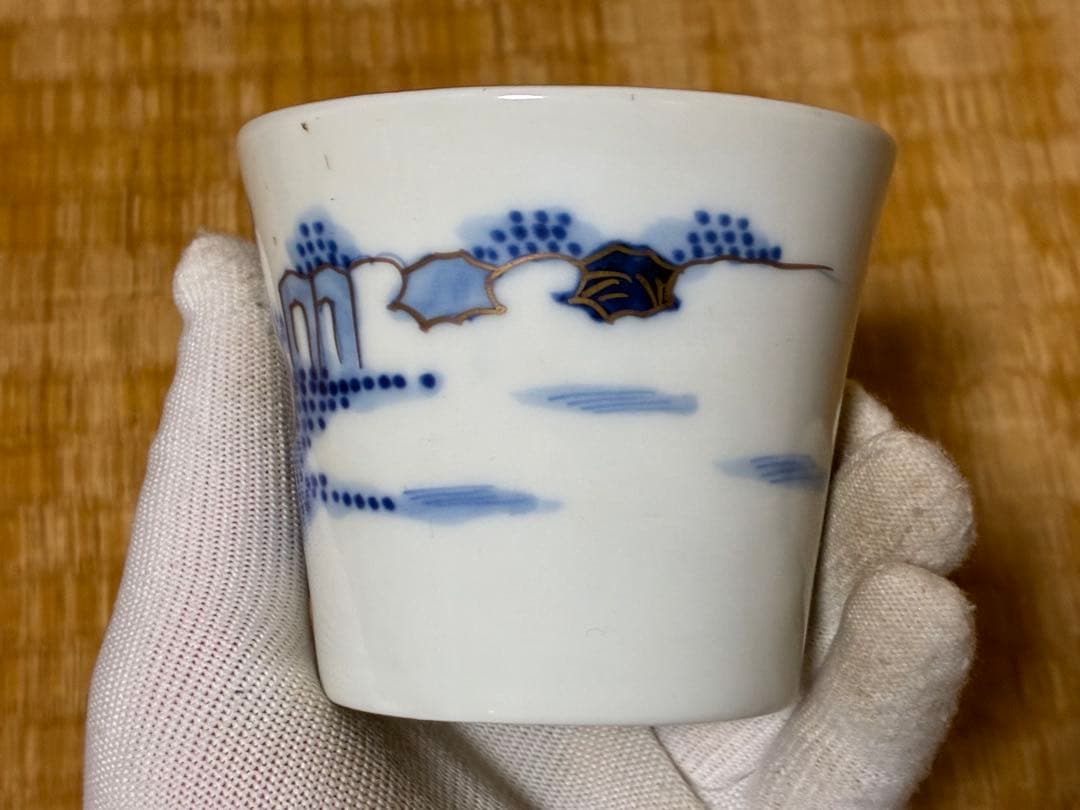 古伊万里 伊万里 柿右衛門手 ぐい呑み 二点 まとめて - メルカリ