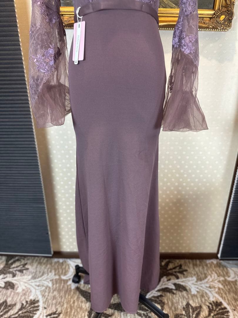 長袖ストレッチタイトロングドレスステージ誕生日二次会パティーキャバ嬢ナイトクラブ