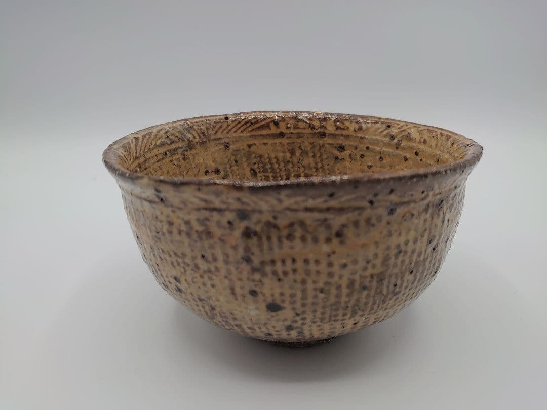 吉田明(物故)作 三島手抹茶茶碗／共箱 - メルカリ