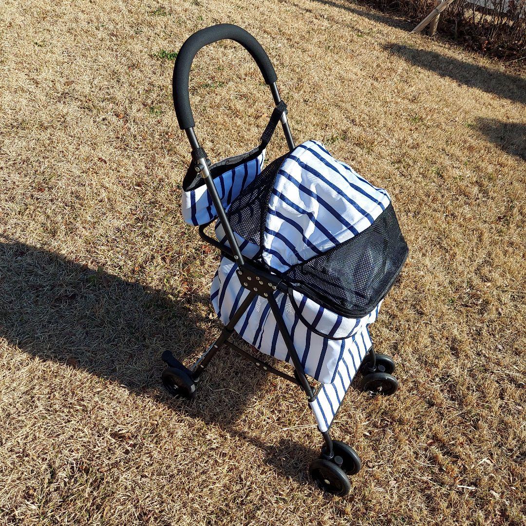 新品・未開封】silkkobo ペットカート(カーキ) 耐荷重20K