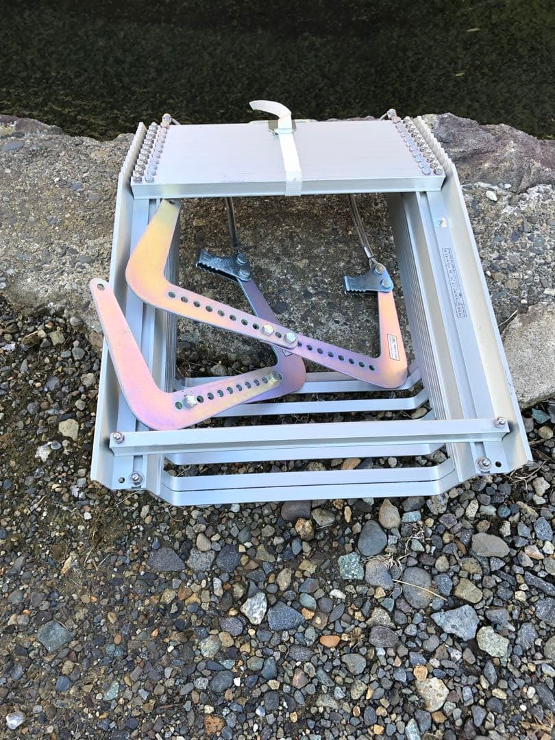 金属製 避難はしご つり下げはしご(伸縮式)(B15)