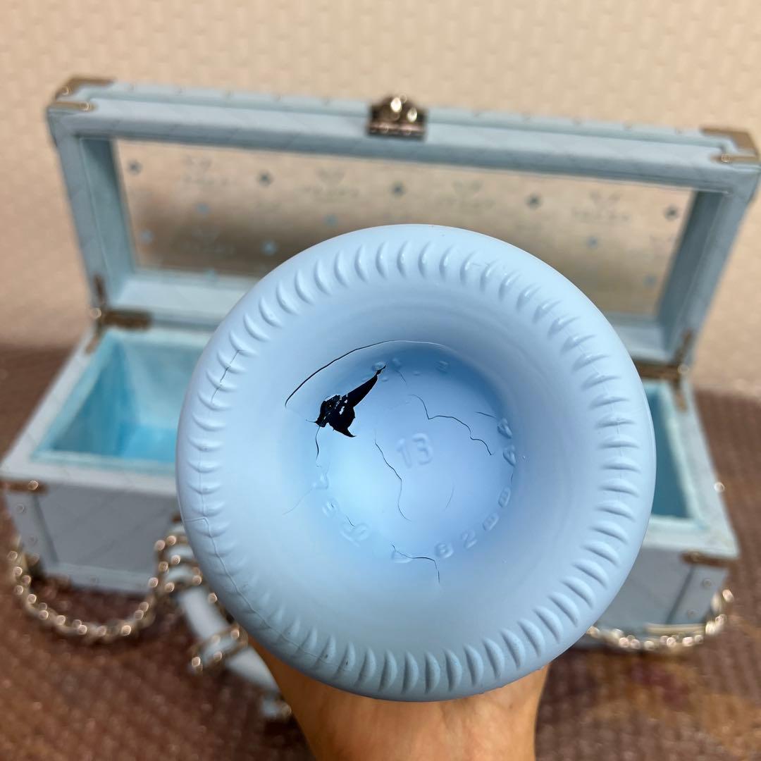 エンジェル♡シャンパン ドゥミセック水色 ブルー 空き箱 &空き瓶2