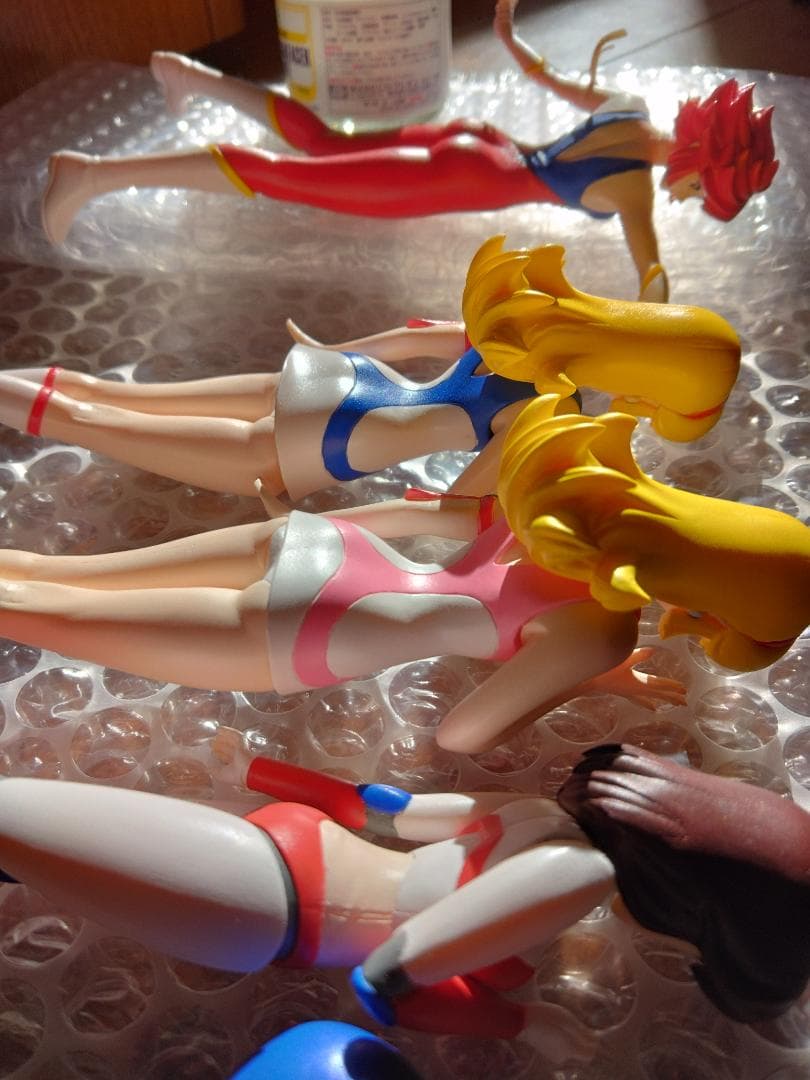 ハセガワ プラモデル キューティーハニー レイナ 4体セット 完成品