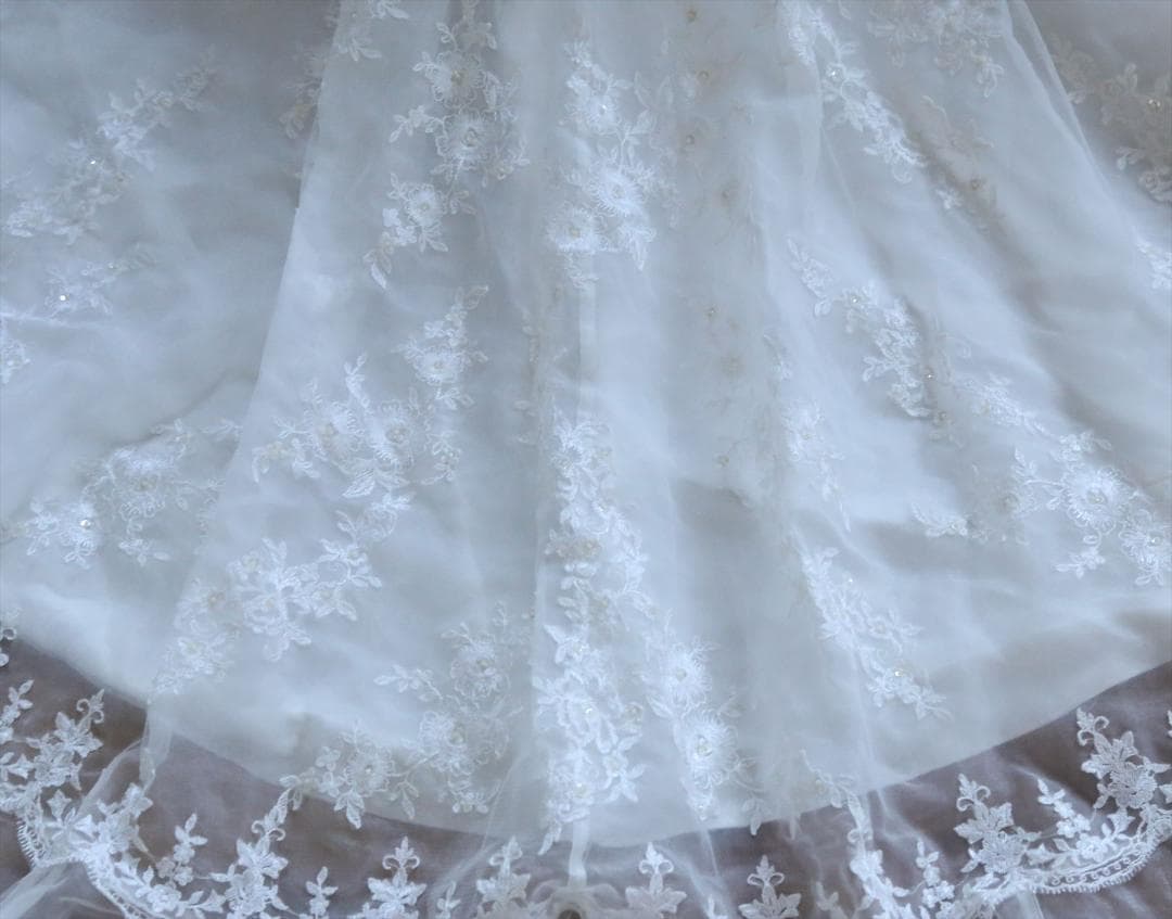 573クラウディアLoveryWedding高級ウエディングドレス7号9号11号