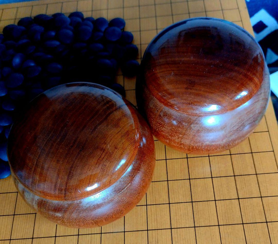 蛤碁石、碁笥セット白石 180個 黒石181個