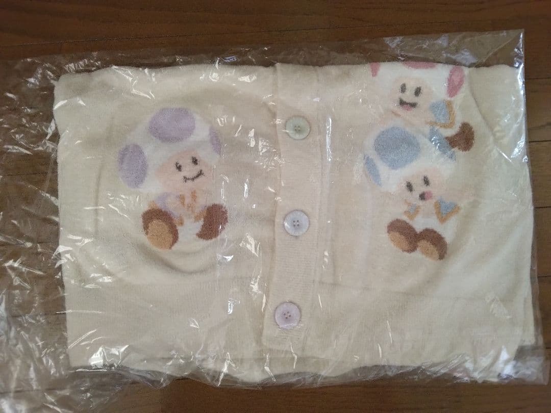ジェラートピケ　スーパーマリオ　キノピオ　カーディガン　ルームウェア