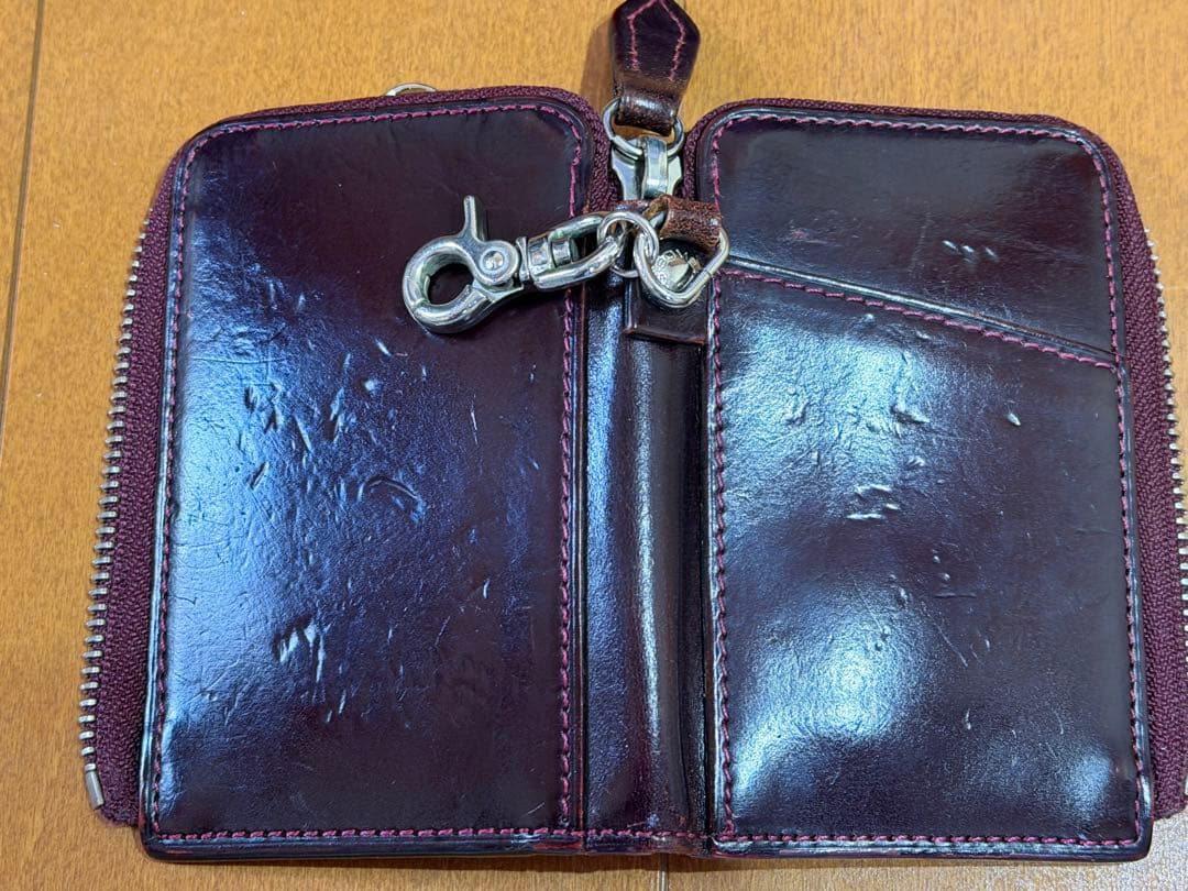 SOMES SADDLE ソメスサドル ブライドルレザー 中古美品 キーケース｜美