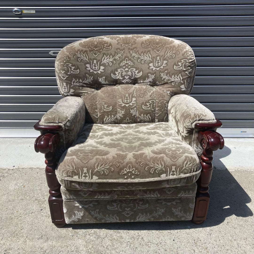 金華山1人掛けソファ アンティーク