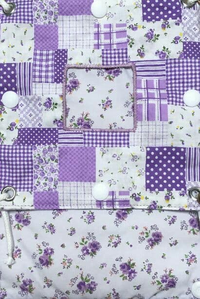 モモンガハウス(小花柄・紫Ver.2) 春(夏)秋仕様 コレクション 1900円