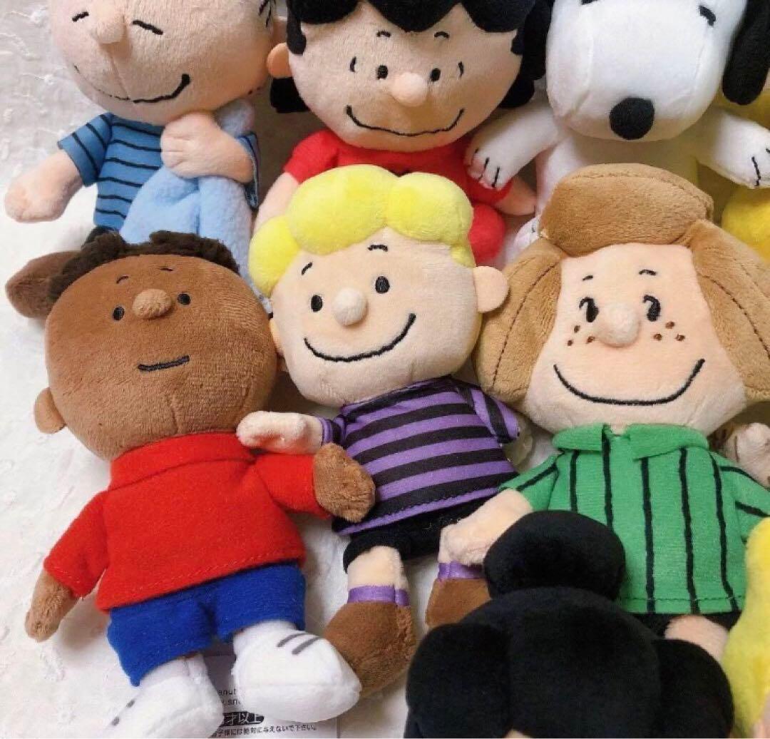 新品 ピーナッツ スヌーピー フレンズ ぬいぐるみ ソフトビーンドール