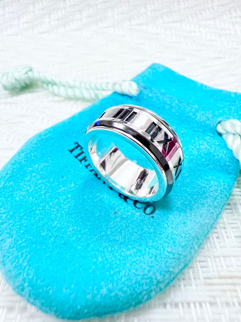 ティファニー TIFFANY アトラスリング 11号 チタン TI 925 指輪