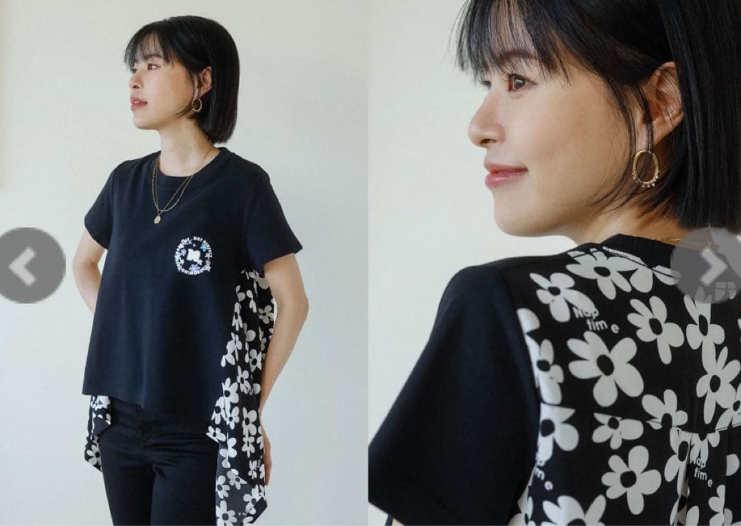 Nissy Naptime 2024SS/切り替えTシャツ/M