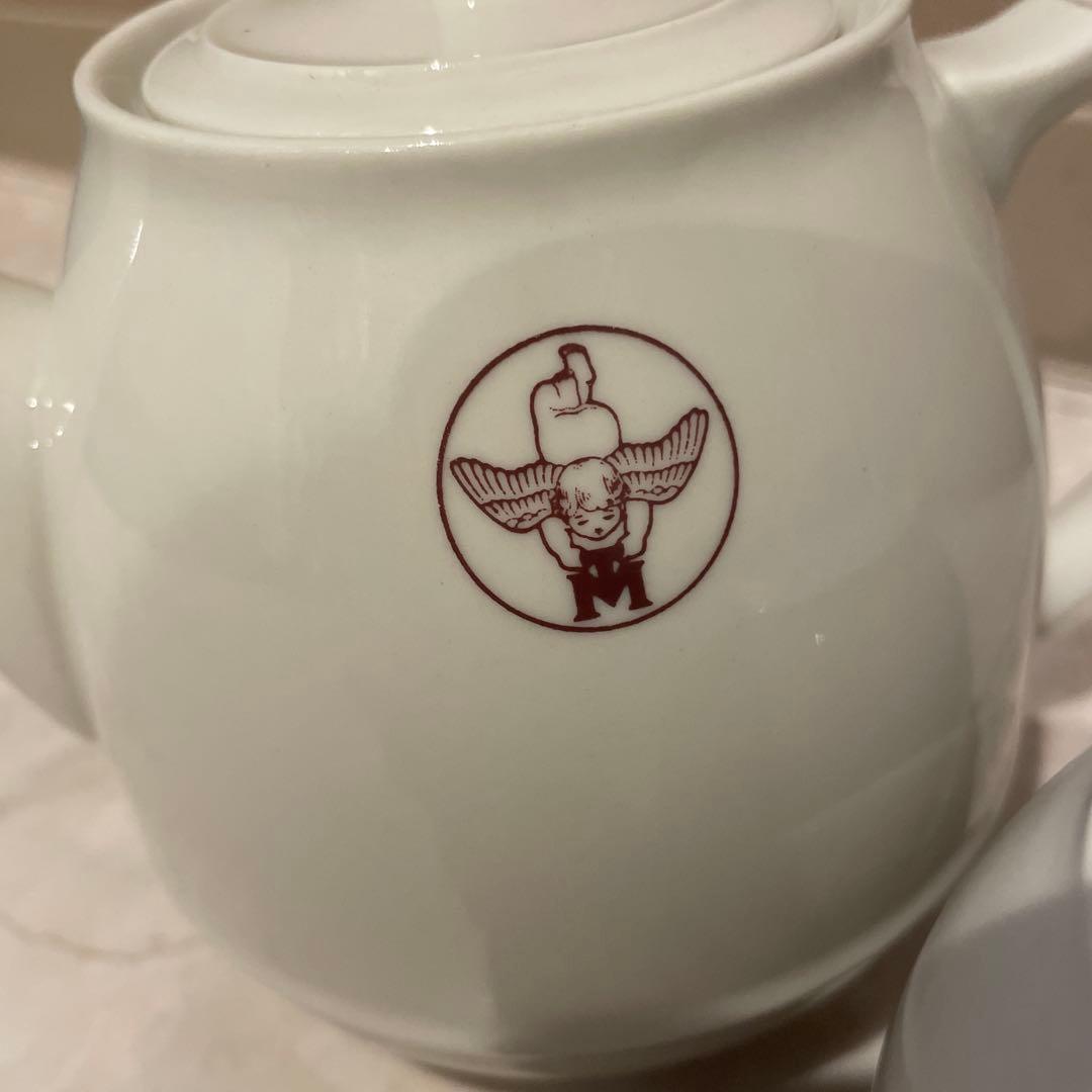 小*隆様 【貴重】森永 ティーポット シュガーポット 森永製菓 ロゴ