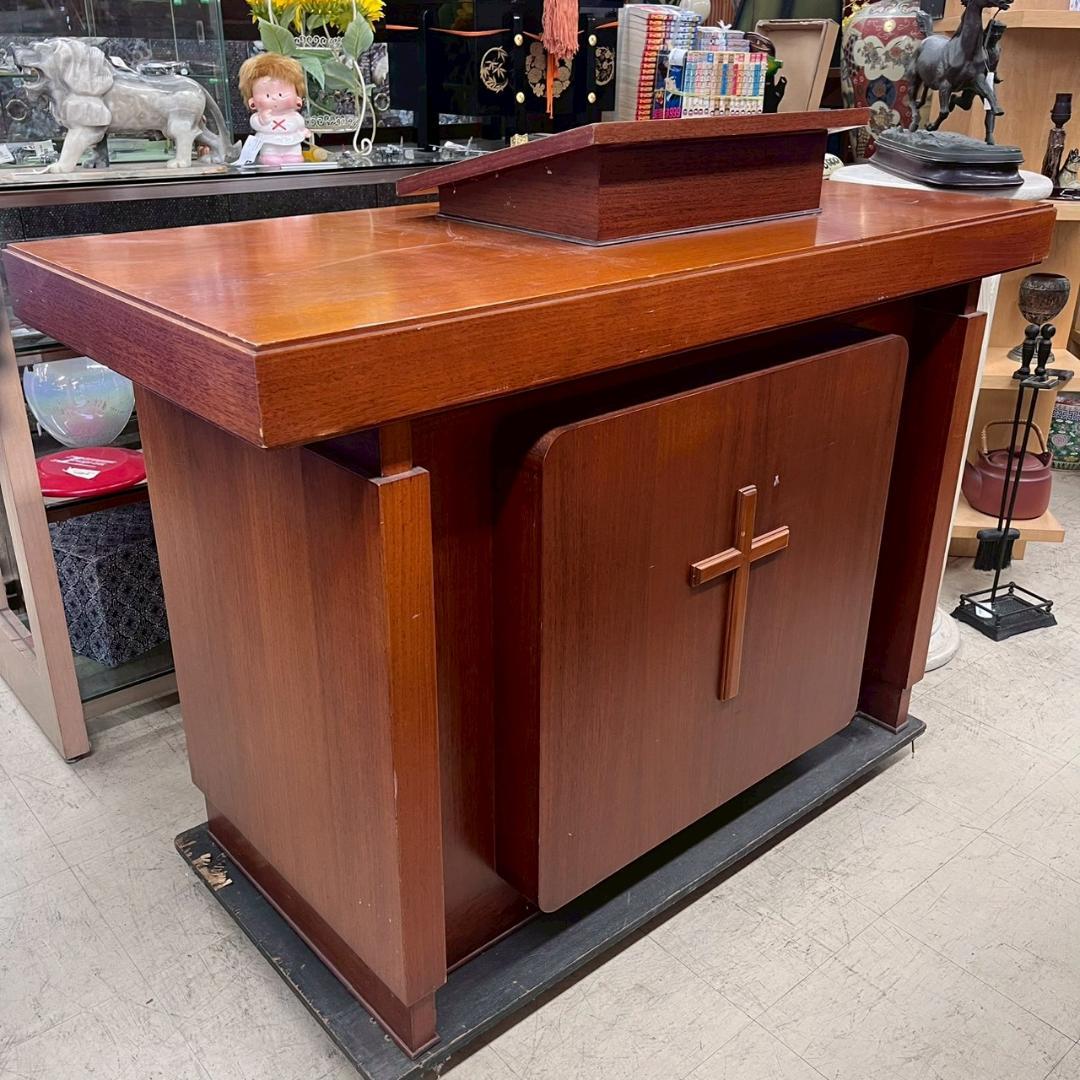 講壇 K-183 教会家具 教会用品 説教・講演・講義 説教台 講演台 K◇