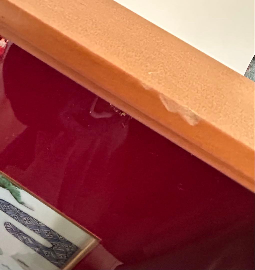 三川内焼 手描き 伝統工芸士 文恵作 唐子 陶板 陶額 美術品