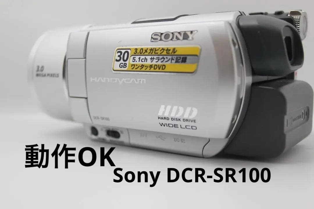 （動作OK）Sony DCR-SR100 動作OK）Sony DCR-SR100 動作OK）Sony DCR-SR100 SONY DCR-SR100