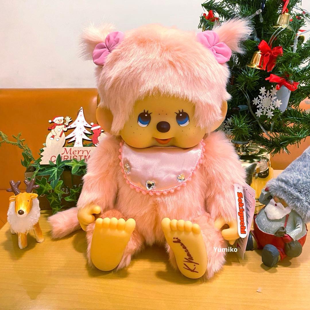 希少 モンチッチぬいぐるみL女の子ピンクK.yamasaki ￼ Limited