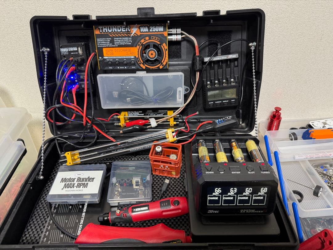 ミニ四駆パーツと工具　引退セット