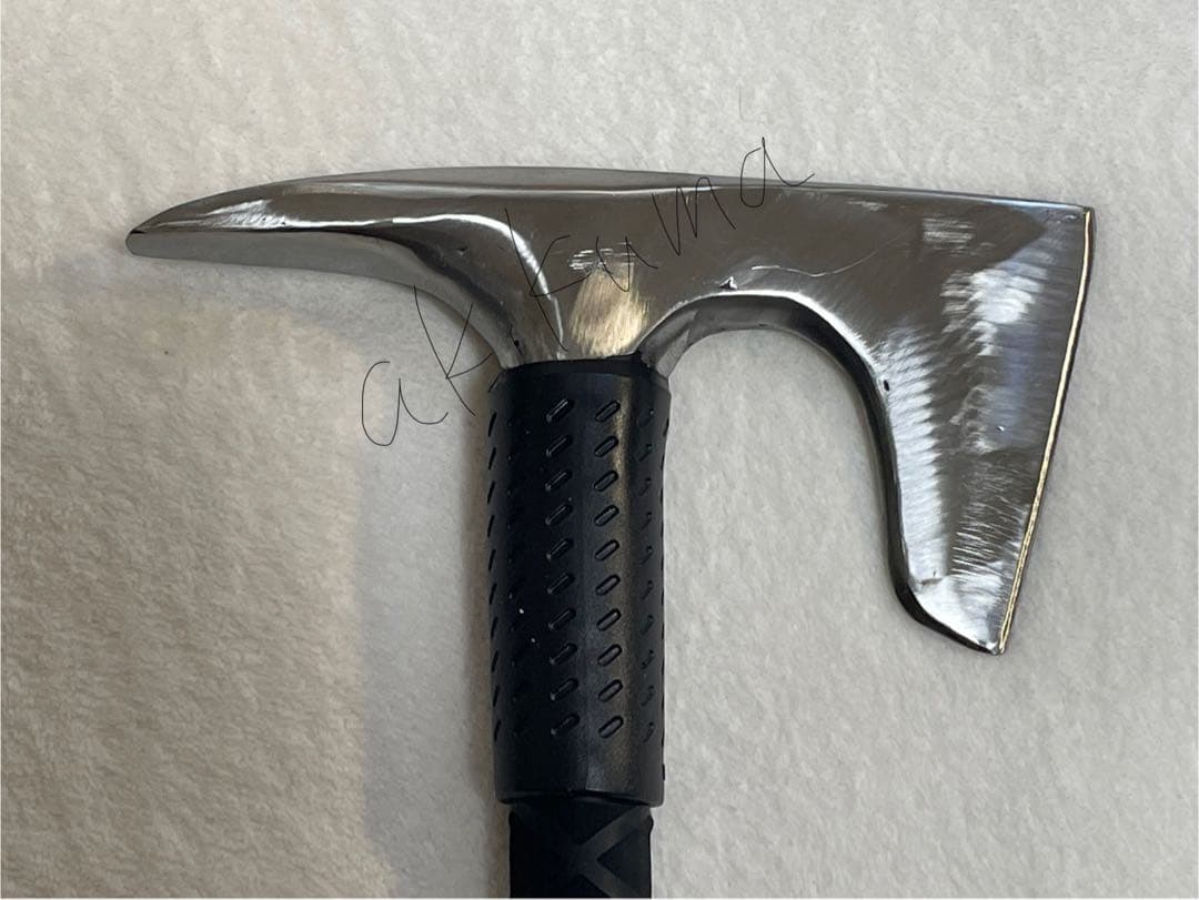 材割り用採集斧 両手斧 ロング レッド