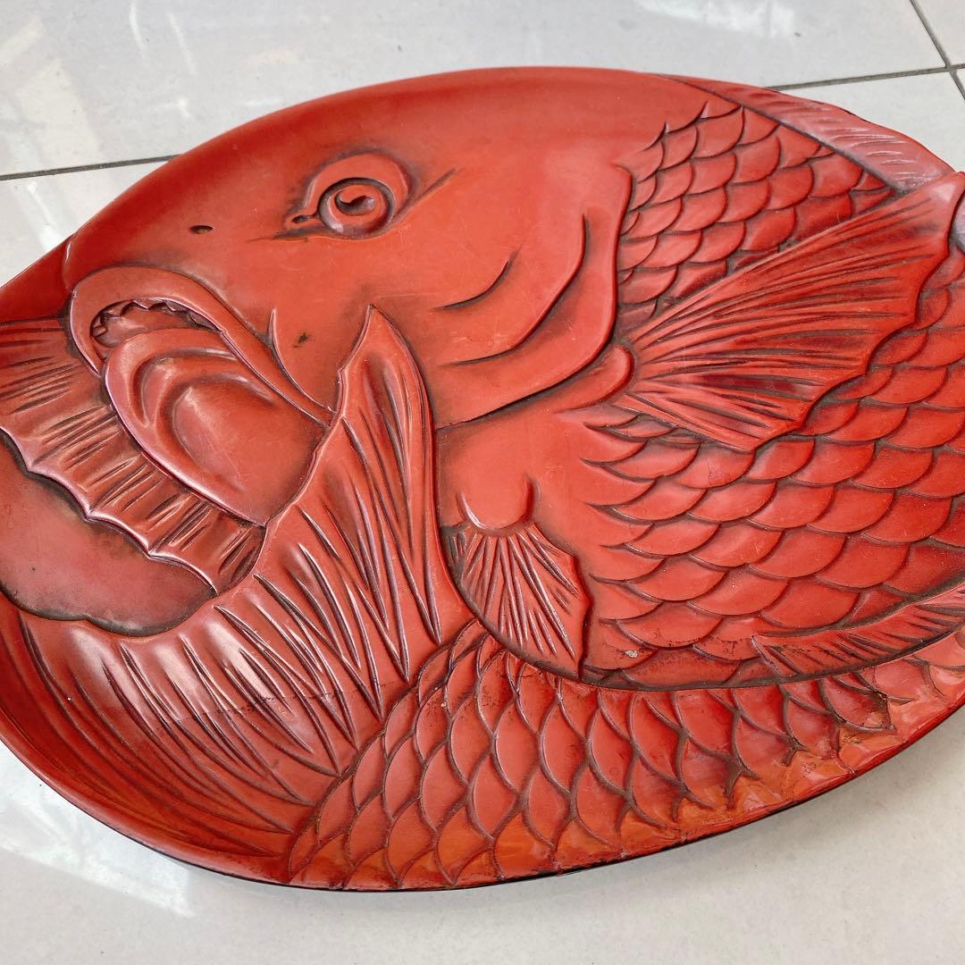 イルカ ドルフィン リング 珊瑚 置物 アンティーク 骨董 オブジェ