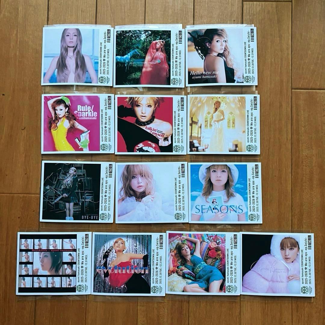 サントリー ラベル缶 浜崎あゆみ カウントダウンライブ ステッカー全13