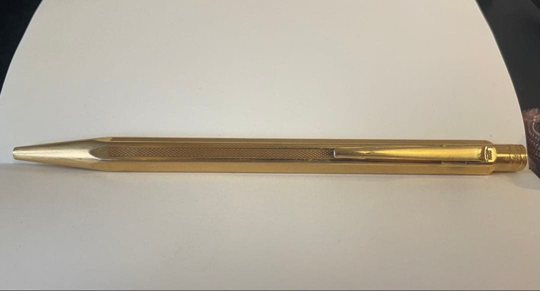 カランダッシュ ボールペン エクリドール グレンドージュ ゴールドプレート