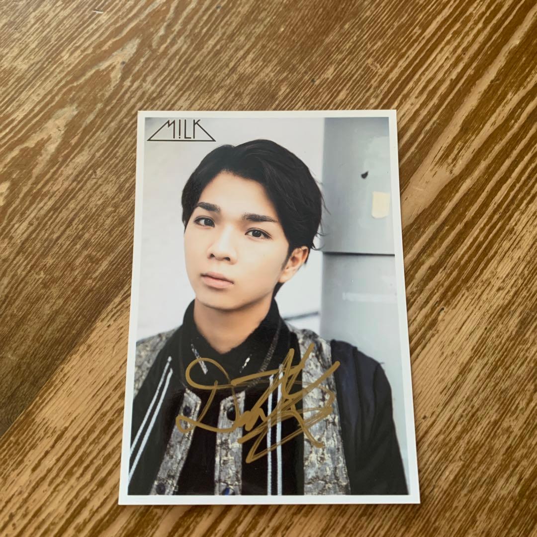 MILK サイン入りカード 塩崎大智 - メルカリ