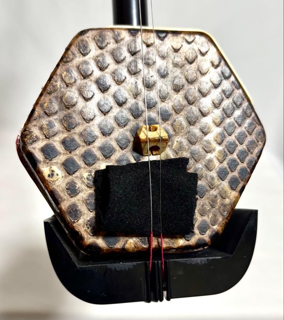 二胡　セット　本皮製　牡丹牌