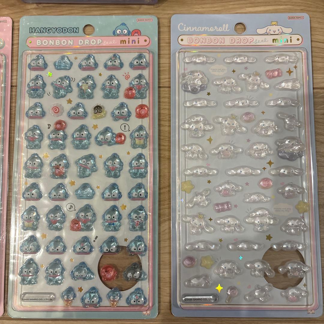 【国内購入正規品】サンリオ　ボンボンドロップシールミニ