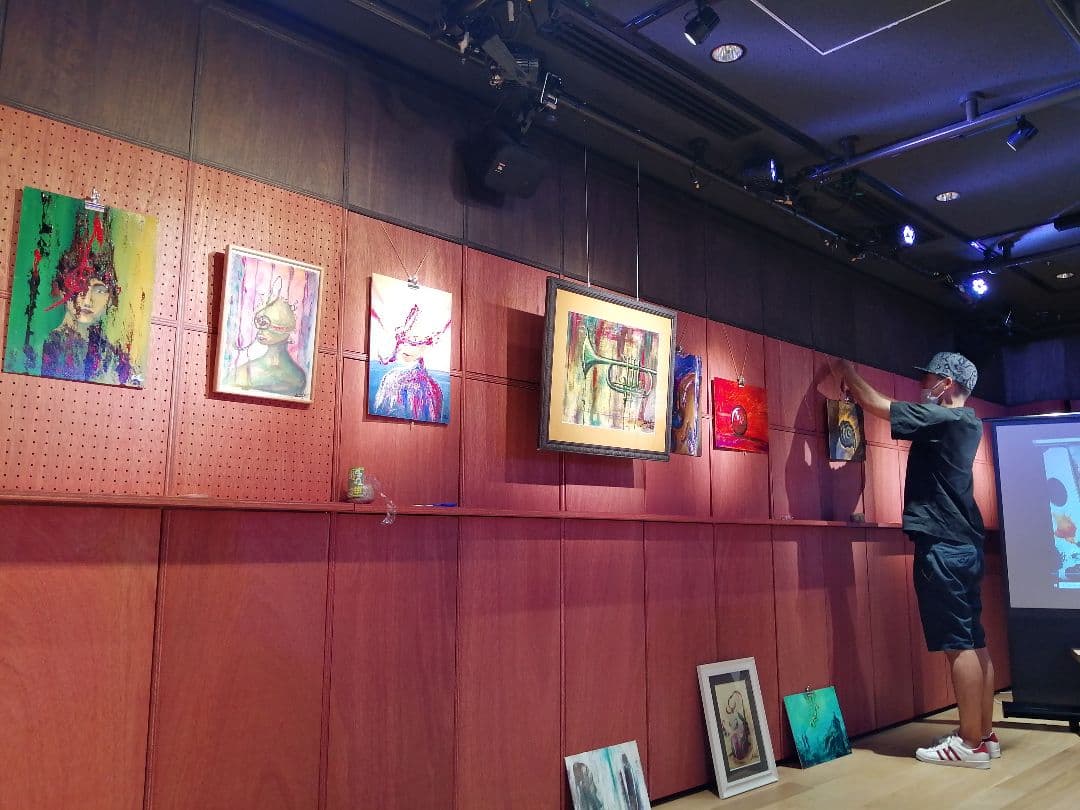 オリジナル自作絵 絵画 sawatari_doodles【Through】