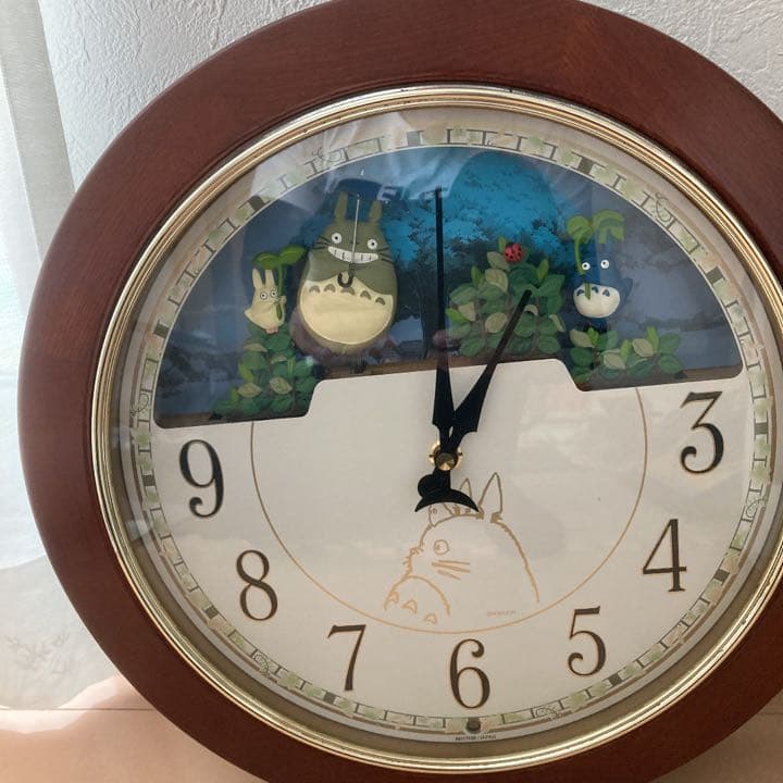 となりのトトロ掛け時計からくり時計
