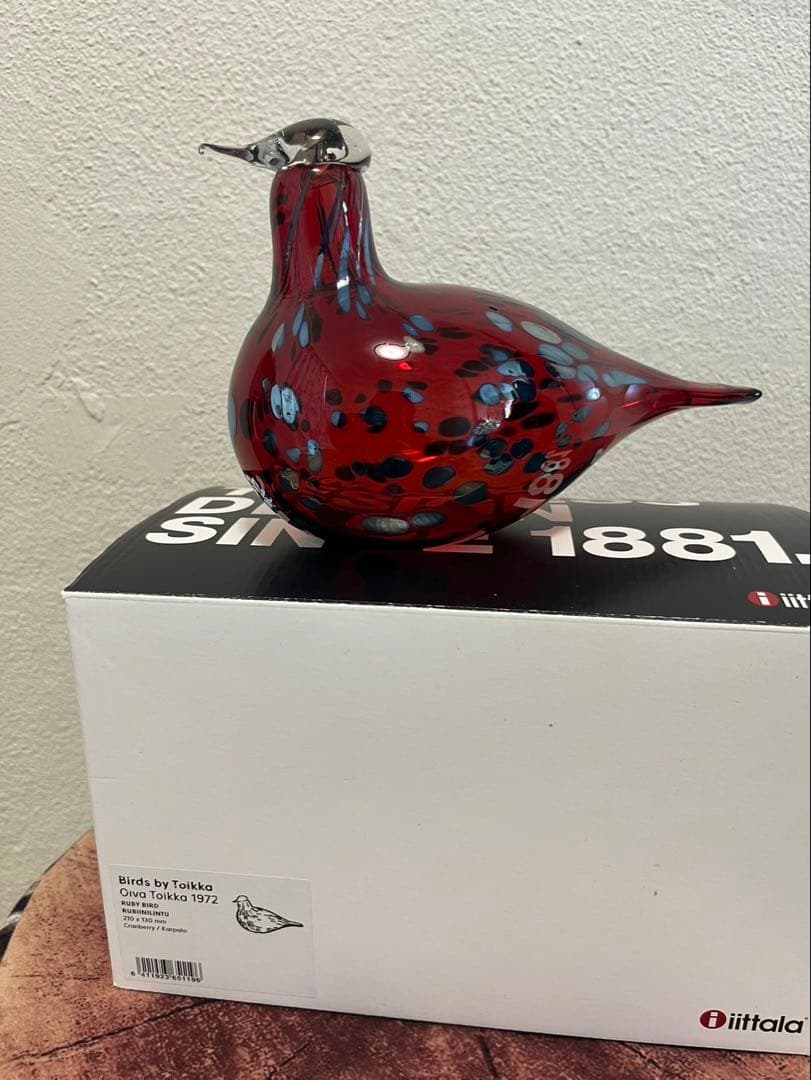 限定値下げ・新品・未使用】【廃盤品】iittala Ruby bird