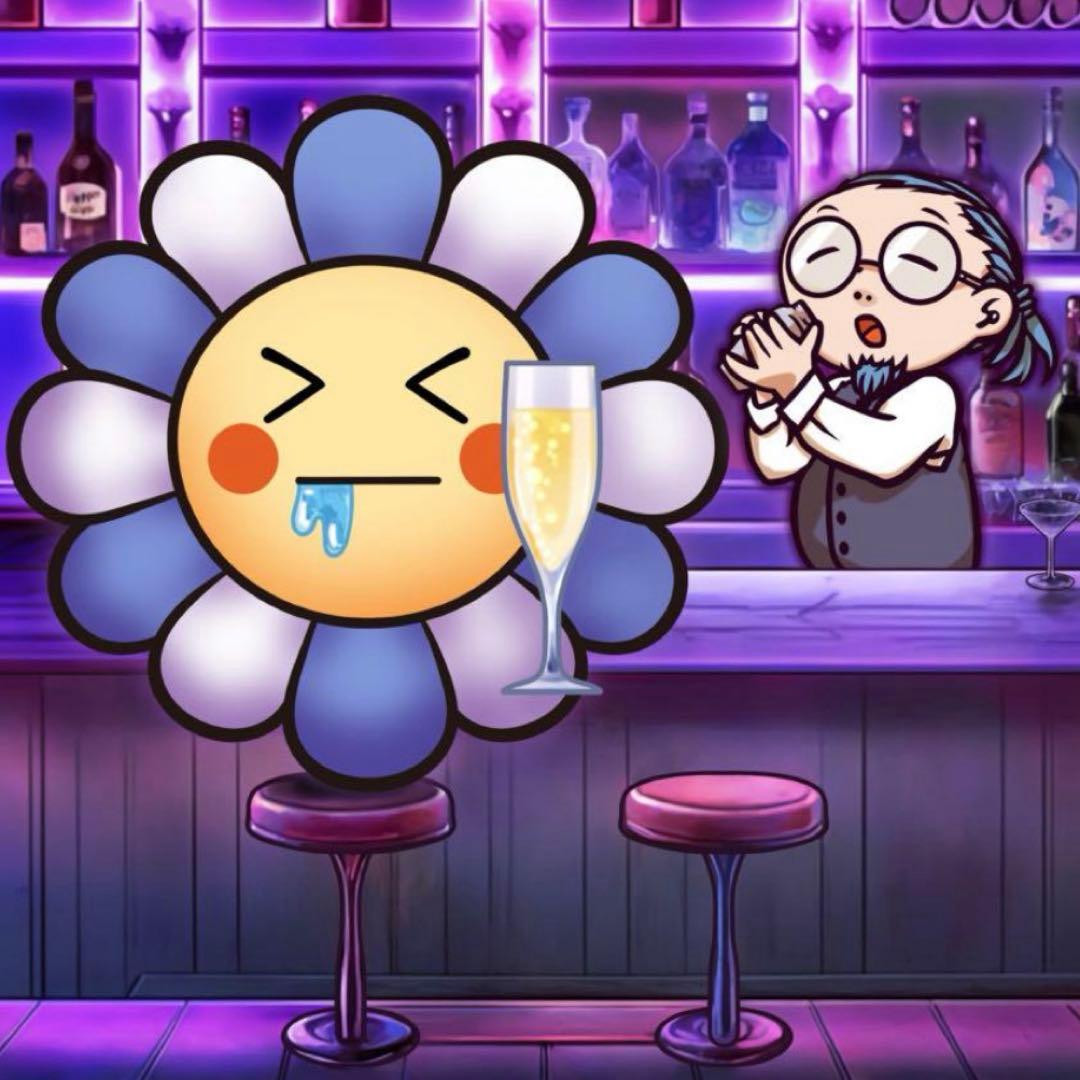 版画 村上隆 #3167 Drunk with Champagne - メルカリ