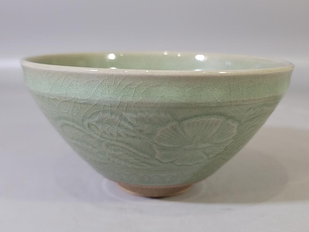 茶道具 青磁天目数茶碗 十客 共箱 DT740 茶道具 DT740