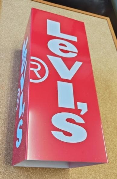 Levi's リーバイス アクリル 看板 ノベルティグッズ
