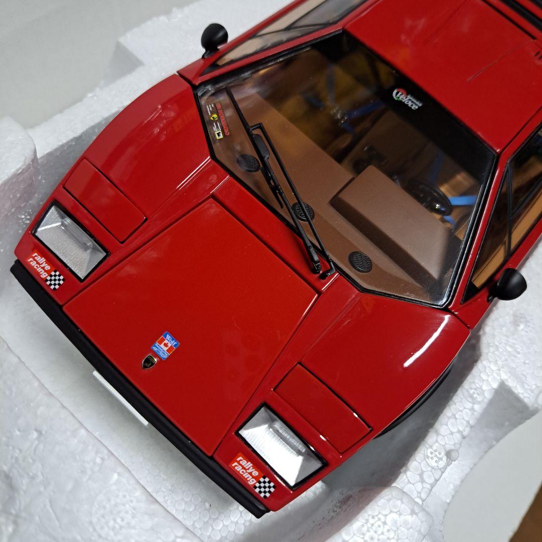 京商 ランボルギーニ カウンタック ウォーターウルフ 赤 1/18 開閉機能あり