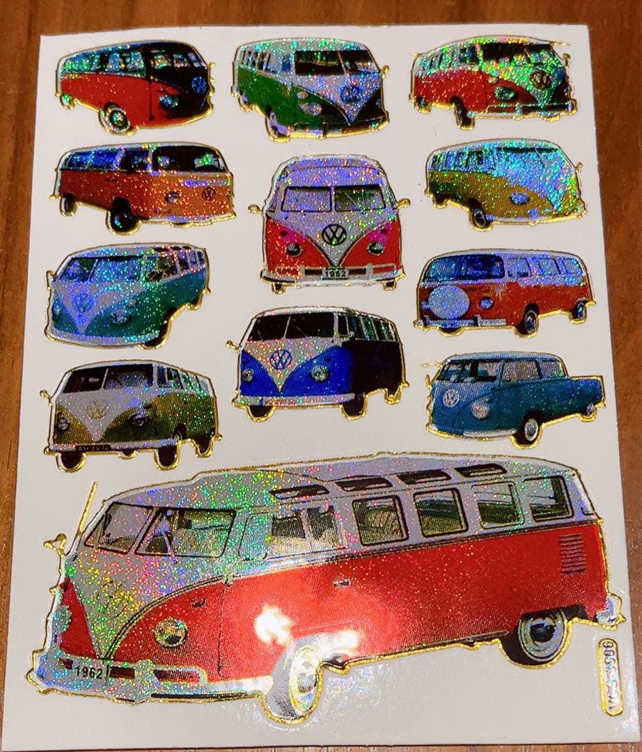 キラキラシール☆早い者勝ちレトロレア車ヒスミニデッドベアレコード