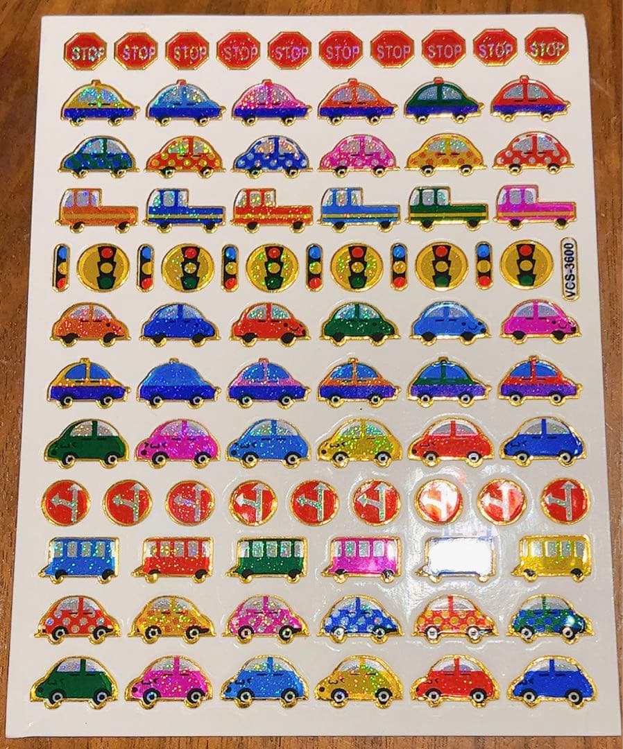 キラキラシール☆早い者勝ちレトロレア車ヒスミニデッドベアレコード