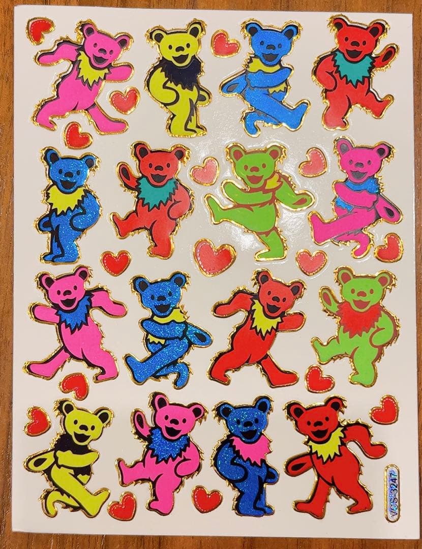 キラキラシール☆早い者勝ちレトロレア車ヒスミニデッドベアレコード