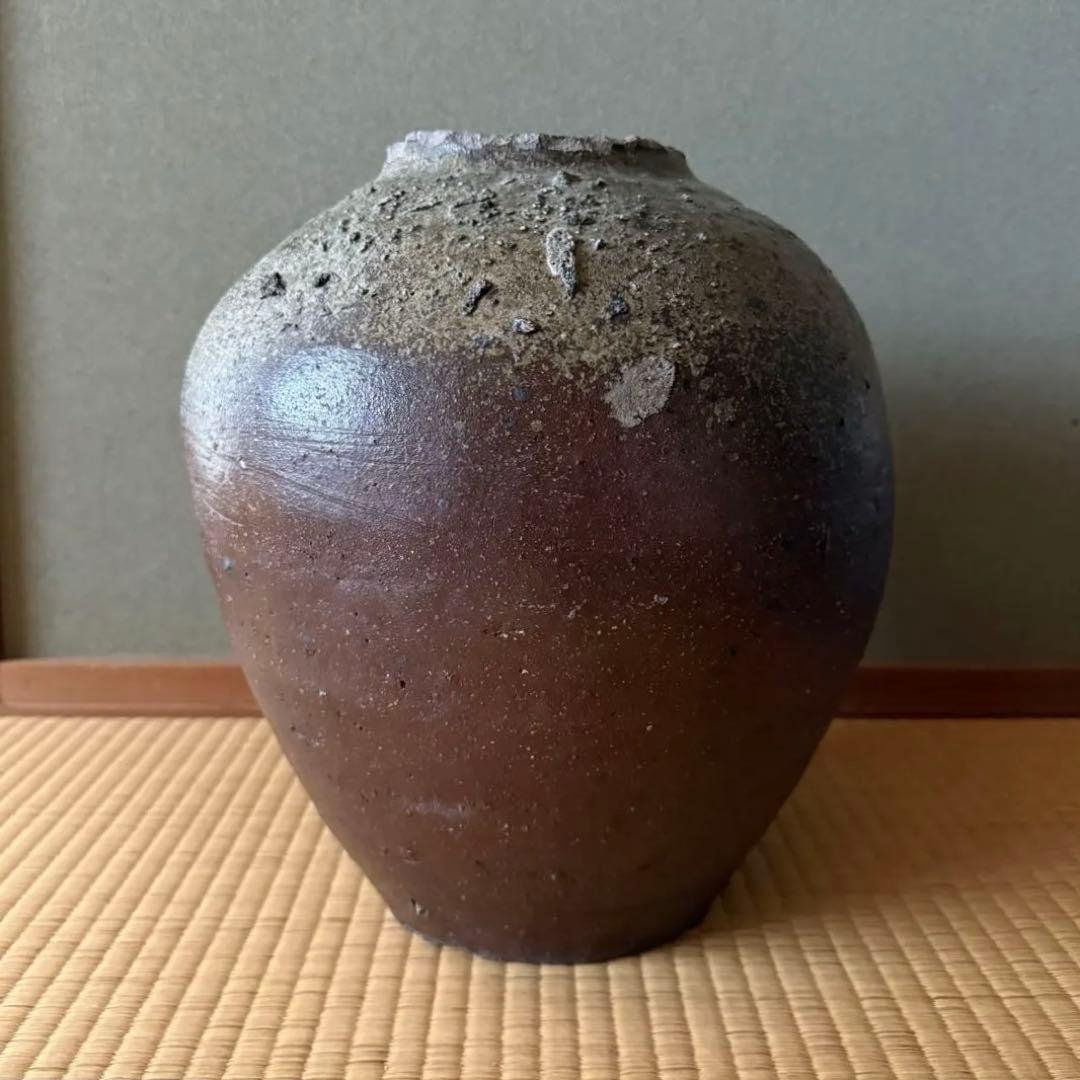 古丹波 壺 鎌倉時代 室町時代 備丹 窯印 古備前 古越前 古