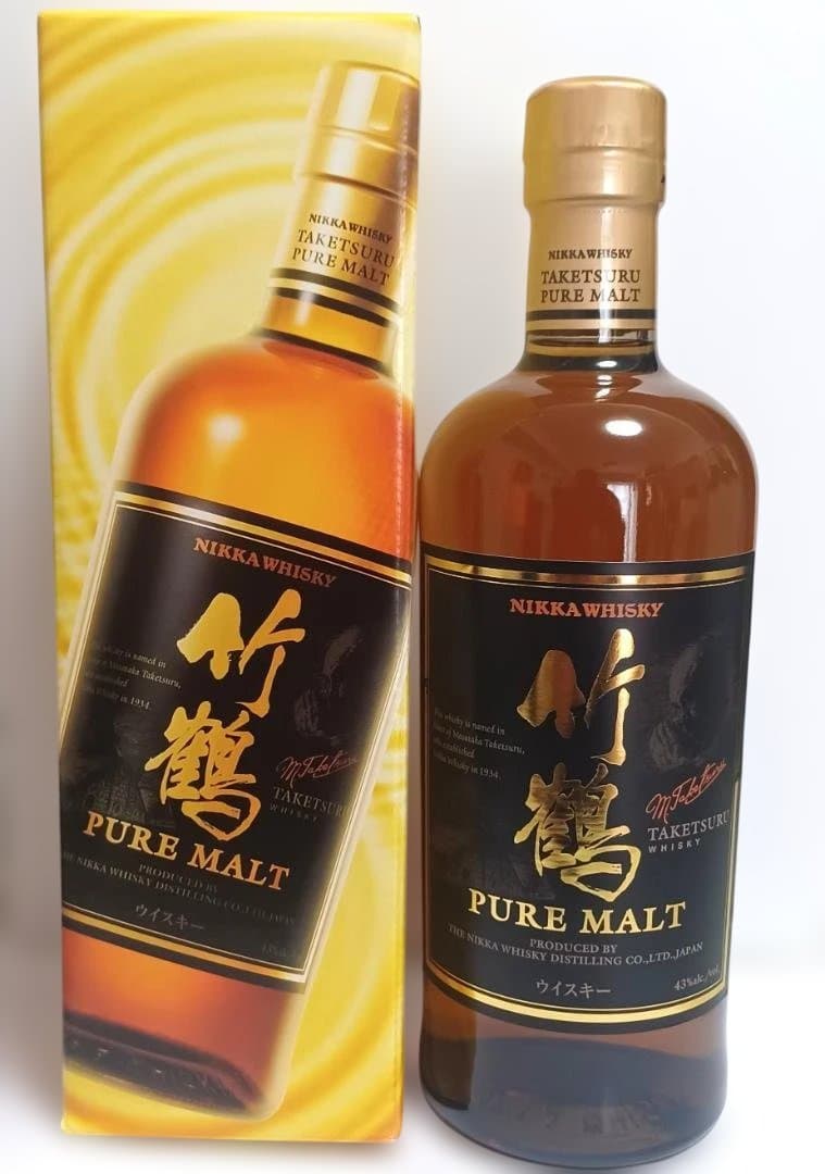 未開封品】ニッカ竹鶴700mlとサントリー響700ml 2本セット 箱付き