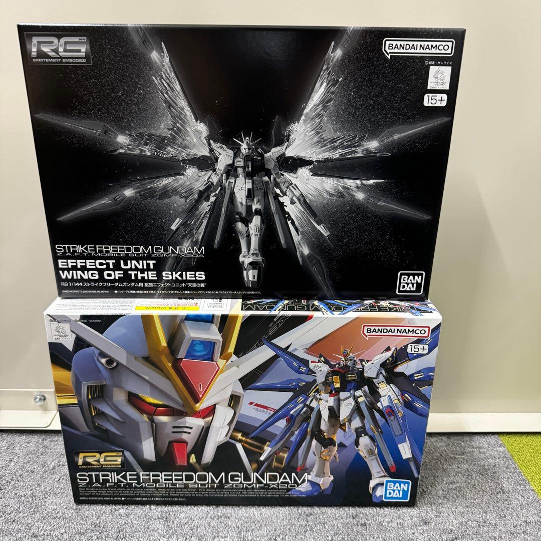RG ストライクフリーダムガンダム 光の翼 セット RG 1/144 ストライク
