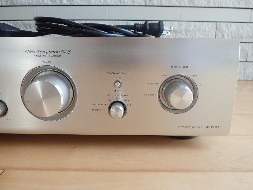 DENON PMA-1500SE-SP プレミアムシルバー リモコンあり